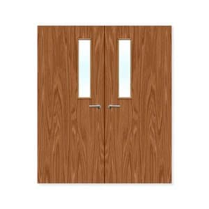 FDR 3G External Plywood Paint Grade Glazed Double FD30 Fire Doors